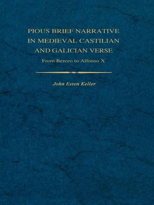 cover image of Pious Brief Narrative in Medieval Castilian and Galician Verse